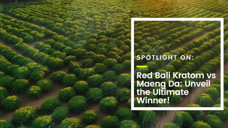 Red Bali Kratom vs Maeng Da: Unveil the Ultimate Winner!