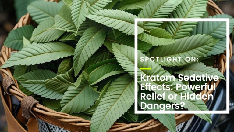 Kratom Sedative Effects: Powerful Relief or Hidden Dangers?