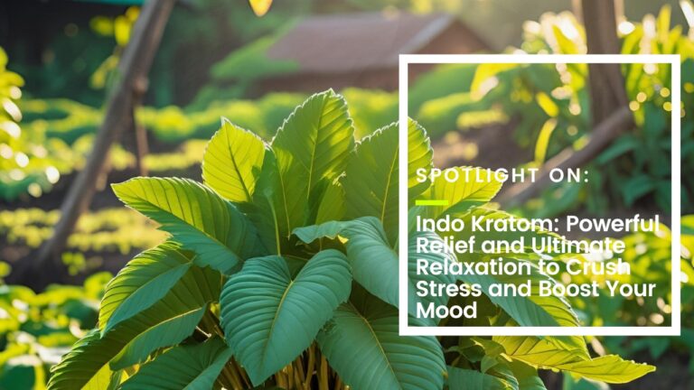 Indo Kratom: Powerful Relief and Ultimate Relaxation to Crush Stress and Boost Your Mood
